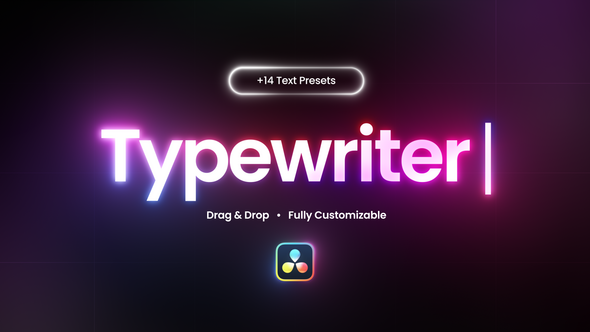 Photo of Typewriter Presets – for DaVinci Resolve – Videohive 61567759
