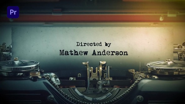 Photo of Typewriter Title – Videohive 61530784