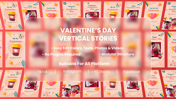 Photo of Valentine’s Day Stories Pack – Videohive 61563982