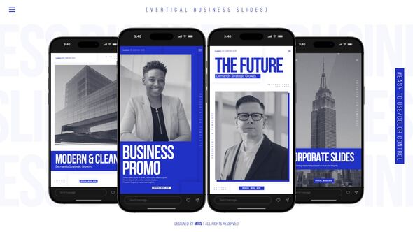 Photo of Vertical Business Slides – Videohive 61396339