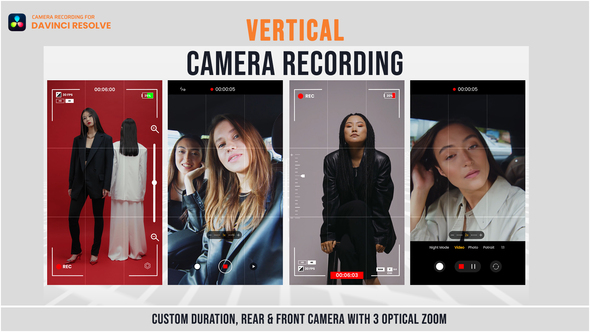 Photo of Vertical Camera Recording Davinci Resolve – Videohive 61540152