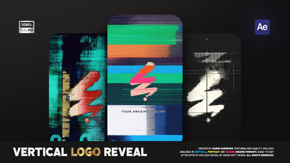 Photo of Vertical Grunge Logo Reveal – Videohive 61328053