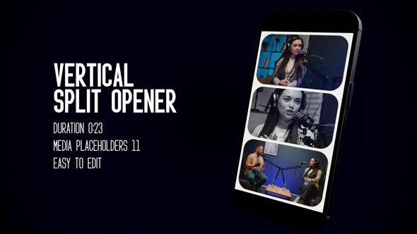 Photo of Vertical Split Opener – Videohive 61416773