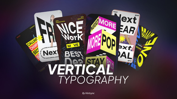 Photo of Vertical Text Motion – Videohive 61467237