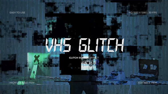 Photo of VHS Glitch Screen Effect – Videohive 61427825