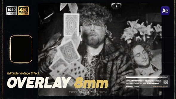 Photo of Vintage 8mm Overlay Effect – Videohive 61399358