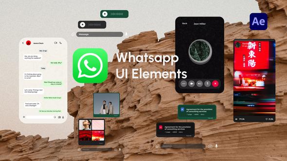 Photo of Whatsapp Phone UI – Videohive 61510002