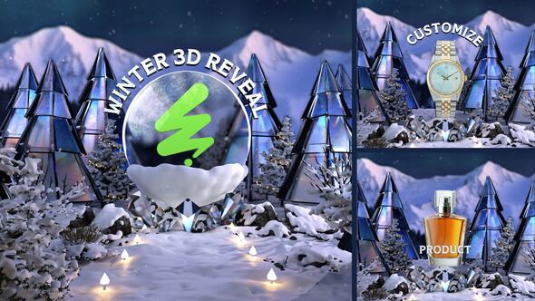 Photo of Winter 3D Reveal – Videohive 61500704