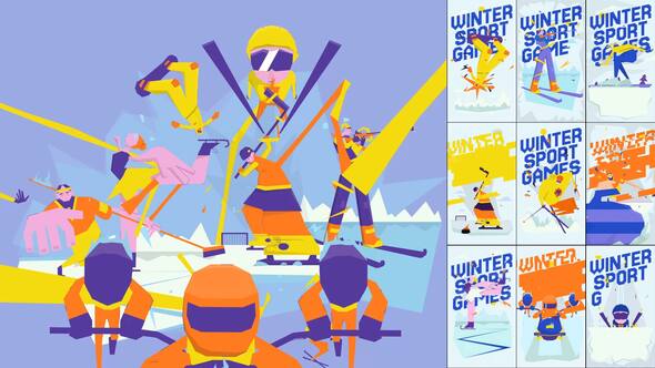 Photo of Winter Games Graphics – Videohive 61327273