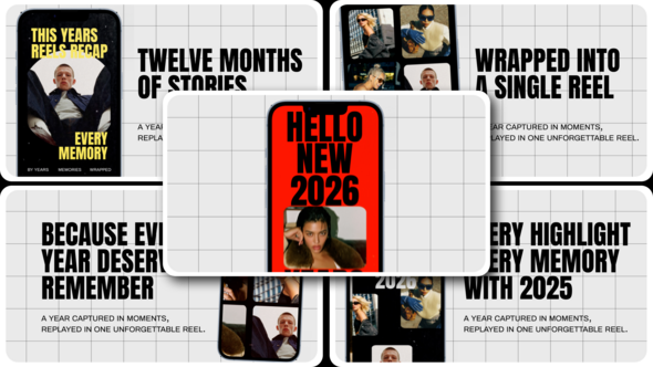 Photo of Year Recap Reels After Effect – Videohive 61240628