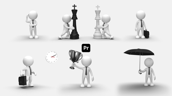 Photo of 3D People Animations 3 for Premiere Pro – Realistic Character Motion Library Template – Videohive 54670034