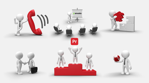 Photo of 3D People Animations 5 for Premiere Pro – Realistic Character Motion Library Template – Videohive 54670156