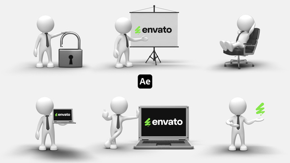 Photo of 3D People Animations 7 – Realistic Character Motion Library Template – Videohive 54670218