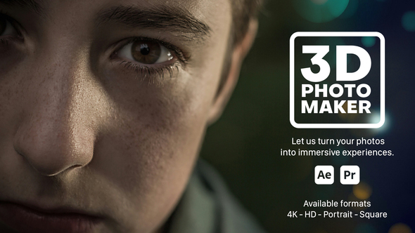 Photo of 3D Photo Maker – Depth Map Parallax Photo Animation (After Effects + MOGRT) – Videohive 53998808