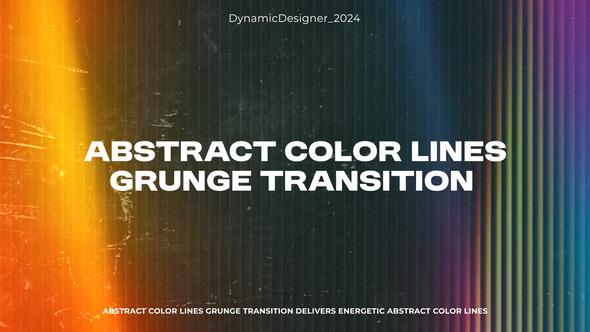 Photo of Abstract Color Lines Grunge Transition – Analog Color & Grunge FX DaVinci Resolve – Videohive 61702528