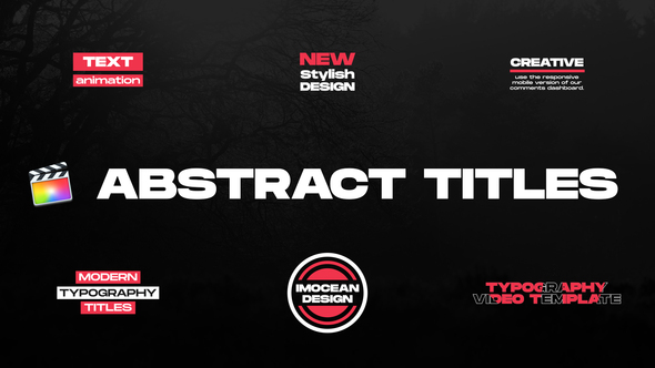 Photo of Abstract Titles | Final Cut Pro – Videohive 61921330