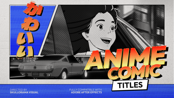 Photo of Anime Comic Titles – Videohive 61813575