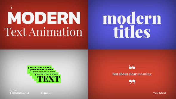 Photo of Big Titles | After Effects – Videohive 61810900