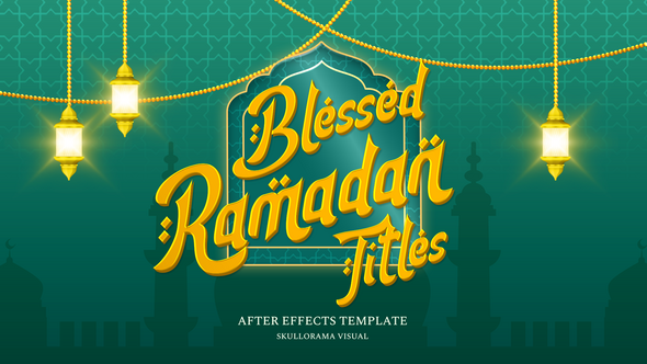 Photo of Blassed Ramadan Titles – Videohive 61890760