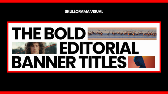 Photo of Bold Editorial Banner Titles – Videohive 61978344