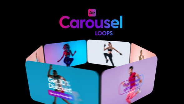 Photo of Carousel Loops Horizontal – Seamless Sliding Motion Pack – Videohive 58031077