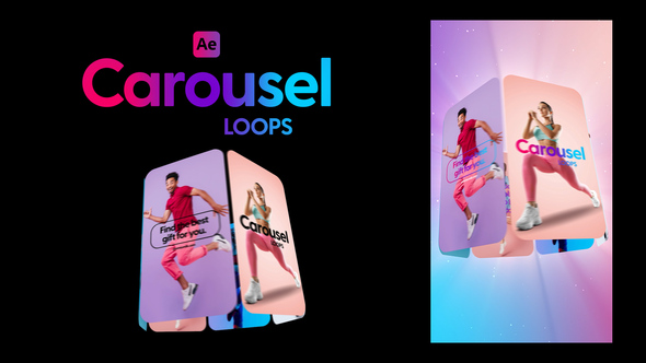 Photo of Carousel Loops Vertical – Seamless Slideshow Motion Pack – Videohive 58019919