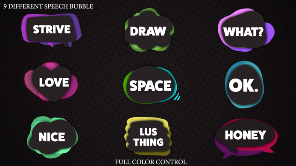 Photo of Cartoon Speech Bubble – Videohive 61592775