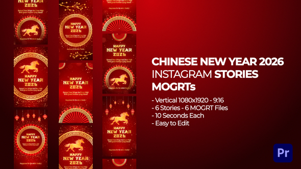 Photo of Chinese New Year 2026 Instagram Stories MOGRTs – Videohive 50503633