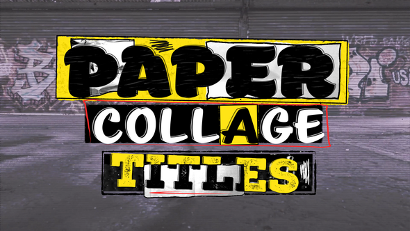 Photo of Collage Paper Titles – Videohive 61701595