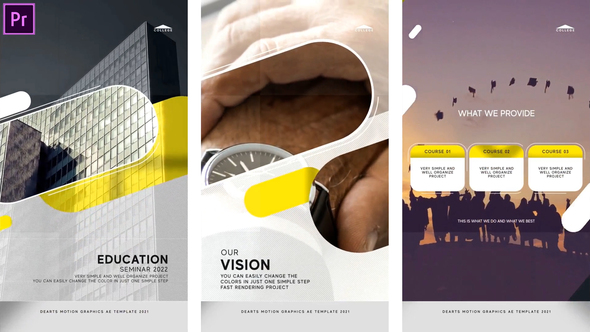 Photo of College Seminar Vertical Premiere Pro – Videohive 61564372