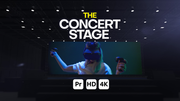 Photo of Concert Stage Screen Presentation MOGRT for Premiere Pro – 10 Modular Scenes – Videohive 48698212