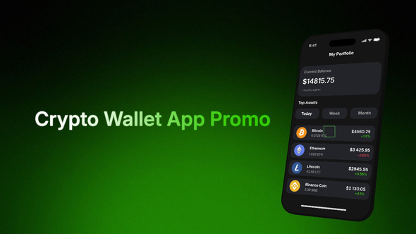 Photo of Crypto Wallet App Promo – Videohive 61802899
