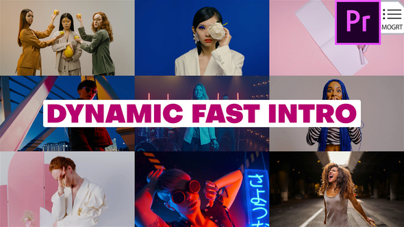 Photo of Dynamic Fast Intro – Premiere Pro MOGRT – Videohive 61593171