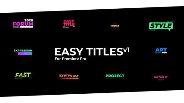 Photo of Easy Title – Videohive 61586461