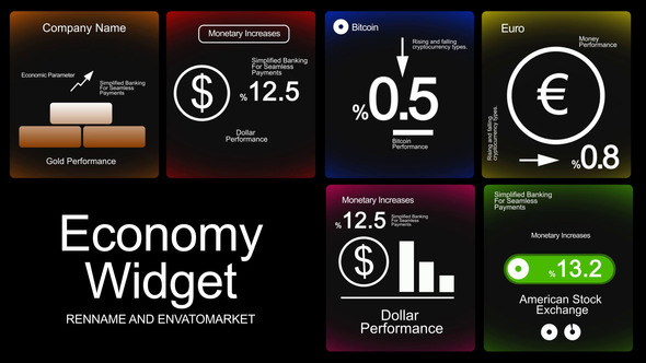 Photo of Economy Widgets – Videohive 61893853
