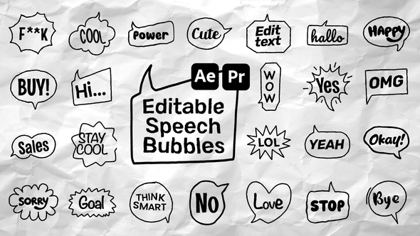 Photo of Editable Speech Bubbles – Animated Callouts & Thought Bubbles (After Effects + MOGRT) – Videohive 57502285
