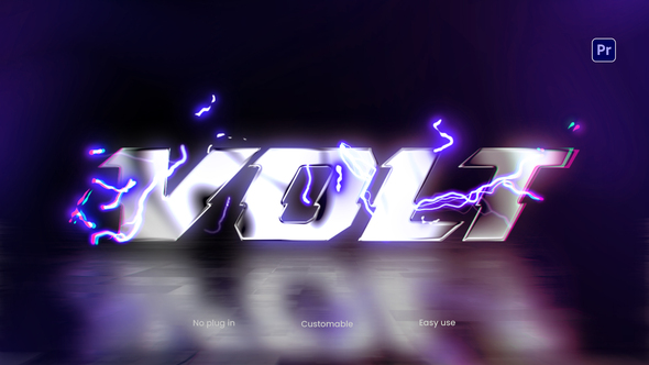 Photo of Electric Lightning Text Animation | MOGRT – Videohive 61901082