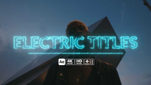Photo of Electric Titles – High Voltage Energy Typography Animation Template – Videohive 56556617
