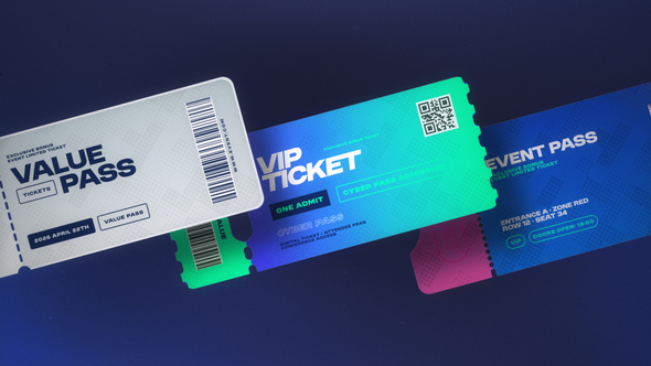 Photo of Event Digital Tickets – Videohive 61872660