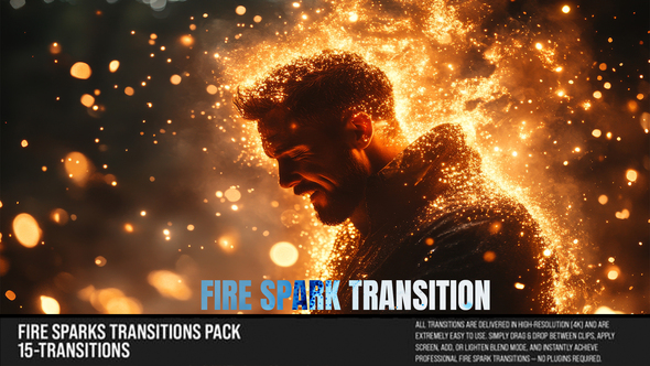 Photo of Fire Sparks Transitions Pack For Premiere Pro – Videohive 61677665