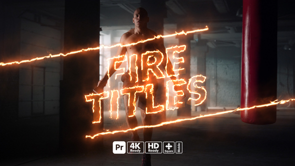Photo of Fire Titles for Premiere Pro – Cinematic Burning Flame Typography Animation Template – Videohive 56536648