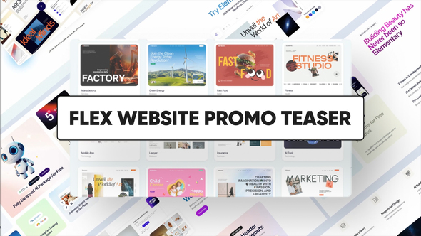 Photo of Flex Website Promo Teaser – Videohive 61921856