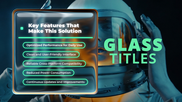 Photo of Glass List Titles – Videohive 61635245