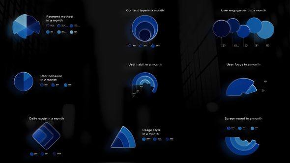 Photo of Glow Pie Chart – Videohive 61940219