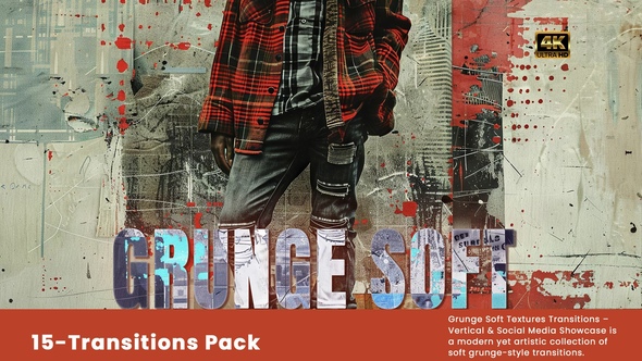 Photo of Grunge Soft Textures Transitions | MOGRT – Videohive 61689573