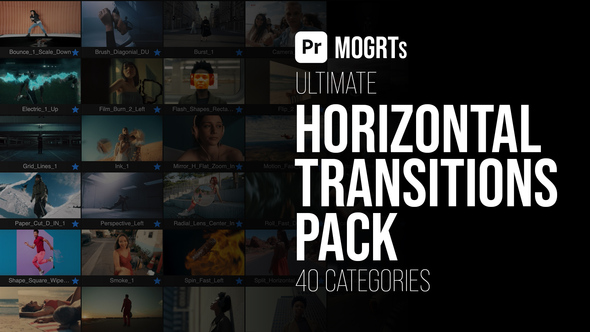Photo of Horizontal Transitions Pack MOGRTs – Dynamic Seamless Transition Effects Collection – Videohive 57142176