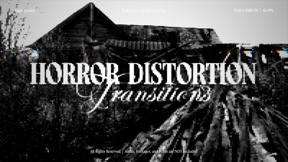 Photo of Horror Distortion Transitions Pack for After Effects – Videohive 61792776