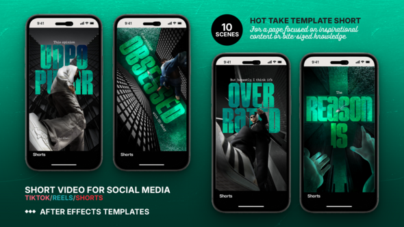 Photo of Hot Take Short Video Template – Videohive 61563366