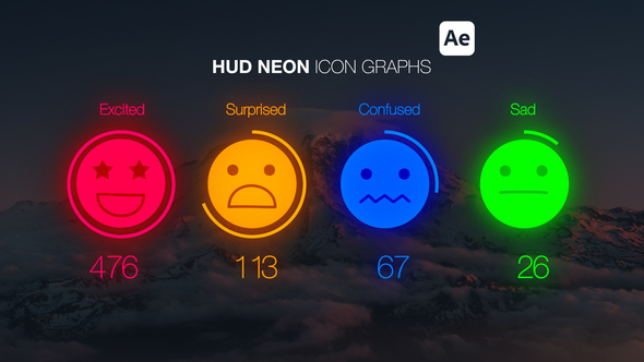 Photo of HUD Neon Icon Graphs – Futuristic Tech Data Interface Animation Template – Videohive 55977258