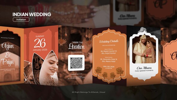 Photo of Indian Wedding Invitation – Videohive 61901091